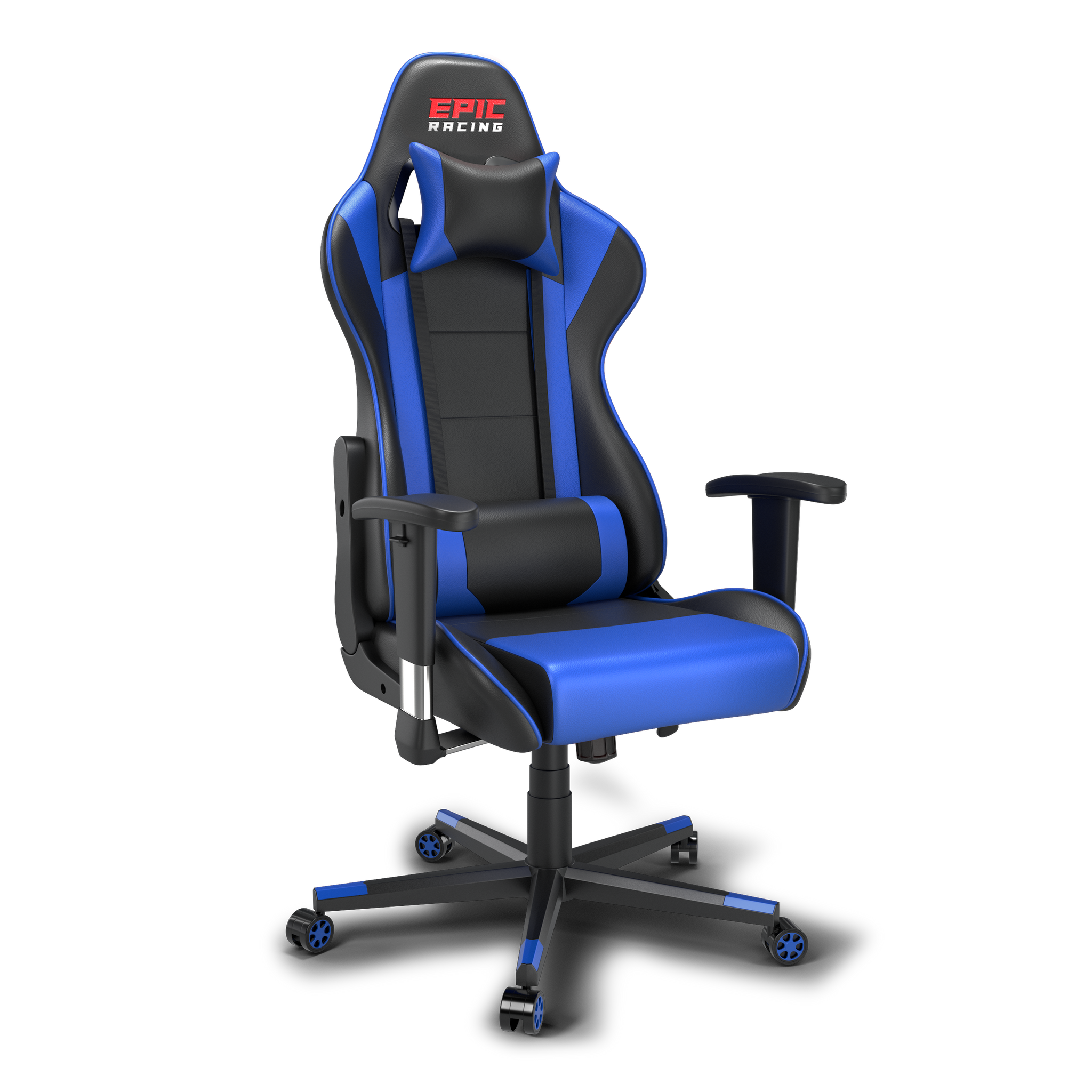 EPIC Racing Ergonomic Gaming Chair ER 100 Blue Epic Racing USA